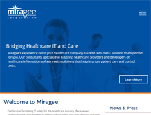Tablet Screenshot of miragee.com